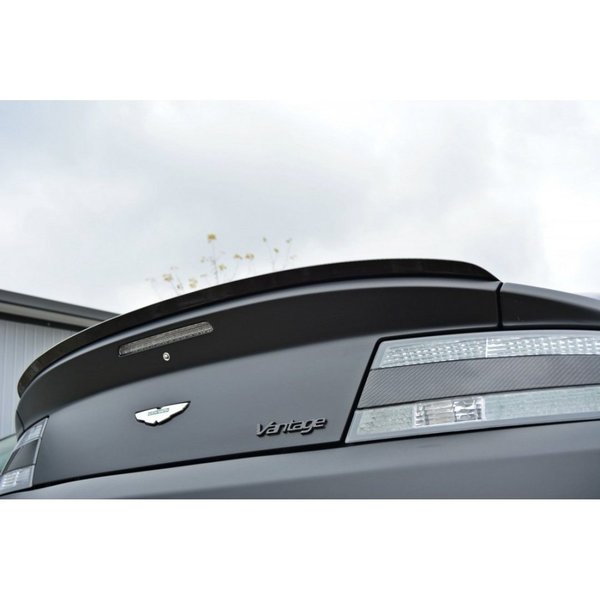 Heck-Spoiler für Aston Martin V8 Vantage - Schwarz Hochglanz