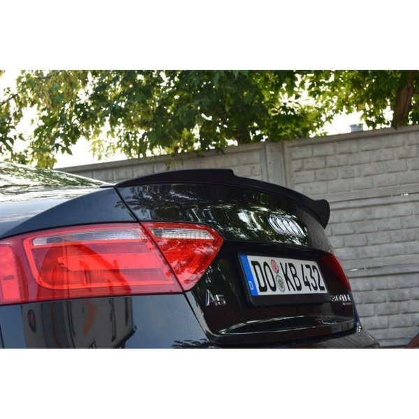 Heck-Spoiler für Audi A5 8T S-Line - Schwarz Hochglanz