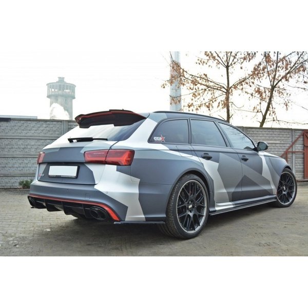 Heck-Spoiler für Audi RS6 C7 - Schwarz Hochglanz