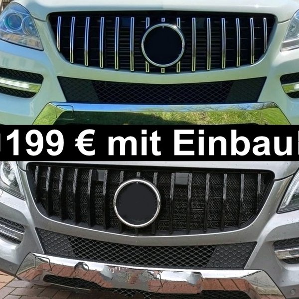 Kühlergrill Panamericana Style - Mercedes ML (W166) - AMG GT STYLE